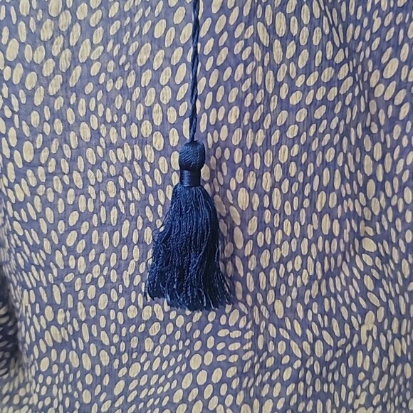 Winter Kate - Vintage Design Silk Boho Flowy Tunic Top (US S) - Picture 3 of 6